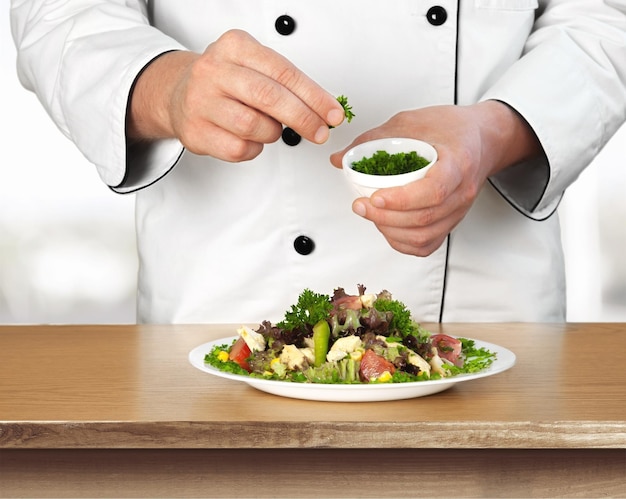 Główne danie na stole